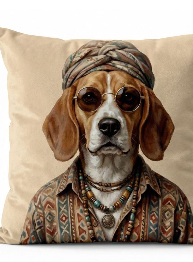 Μαξιλαροθήκη Διακόσμητική 45x45 Cosmin Kelma Boho Dog