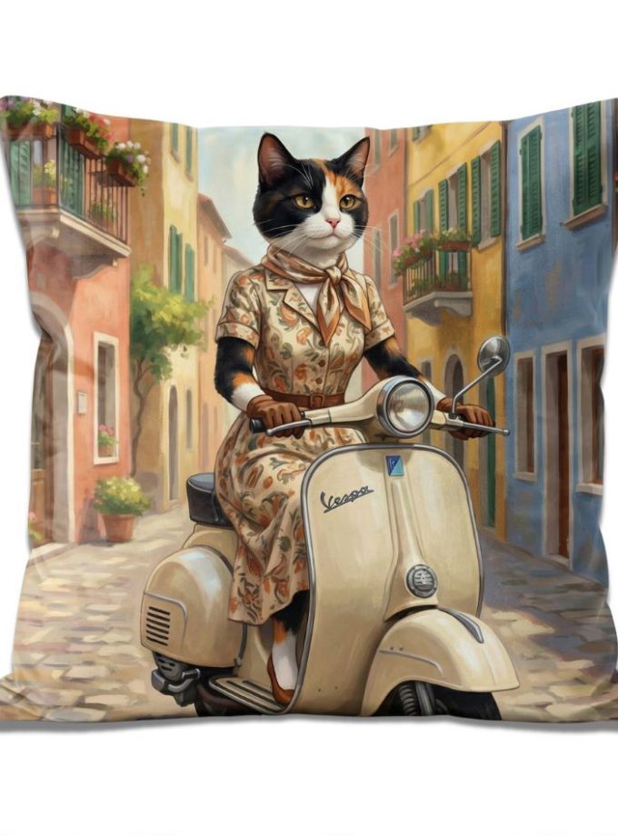 Μαξιλαροθήκη Διακόσμητική  45x45 Cosmin Kelma La Dolce Vita Calico