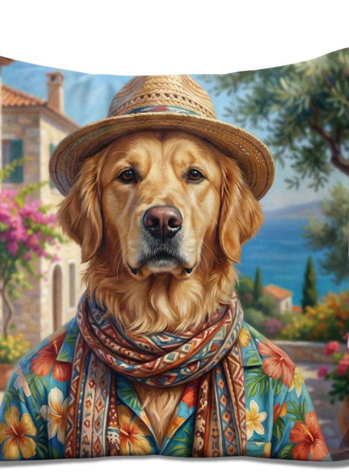 Μαξιλαροθήκη Διακόσμητική  45x45 Cosmin Kelma Aloha Retriever