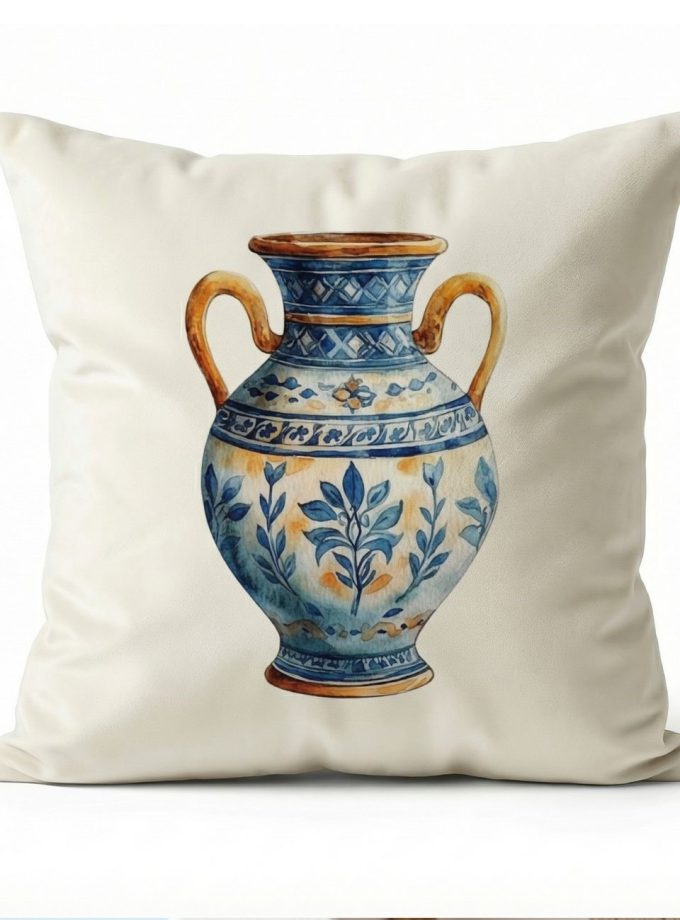 Μαξιλαροθήκη Διακόσμητική  45x45 Cosmin Kelma Aegean Vase