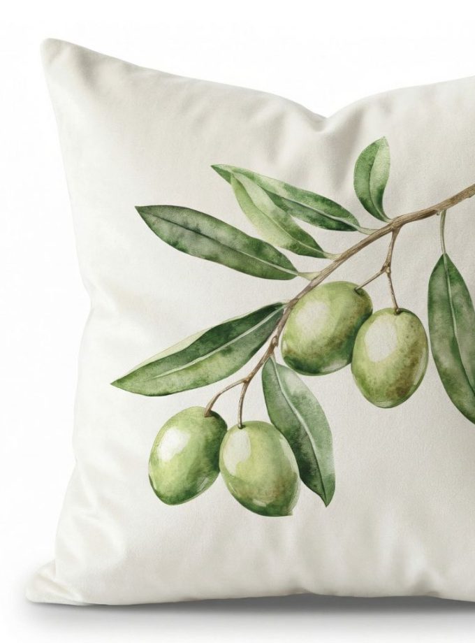 Μαξιλαροθήκη Διακόσμητική  45x45 Cosmin Kelma Olive Brach