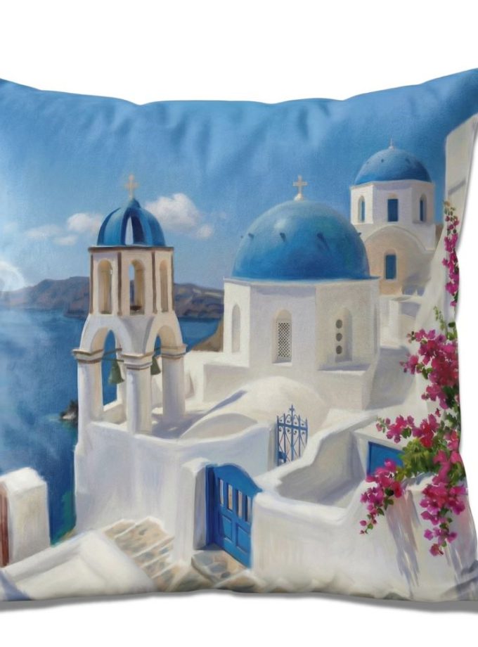 Μαξιλαροθήκη Διακόσμητική  45x45 Cosmin Kelma Dome Serenity
