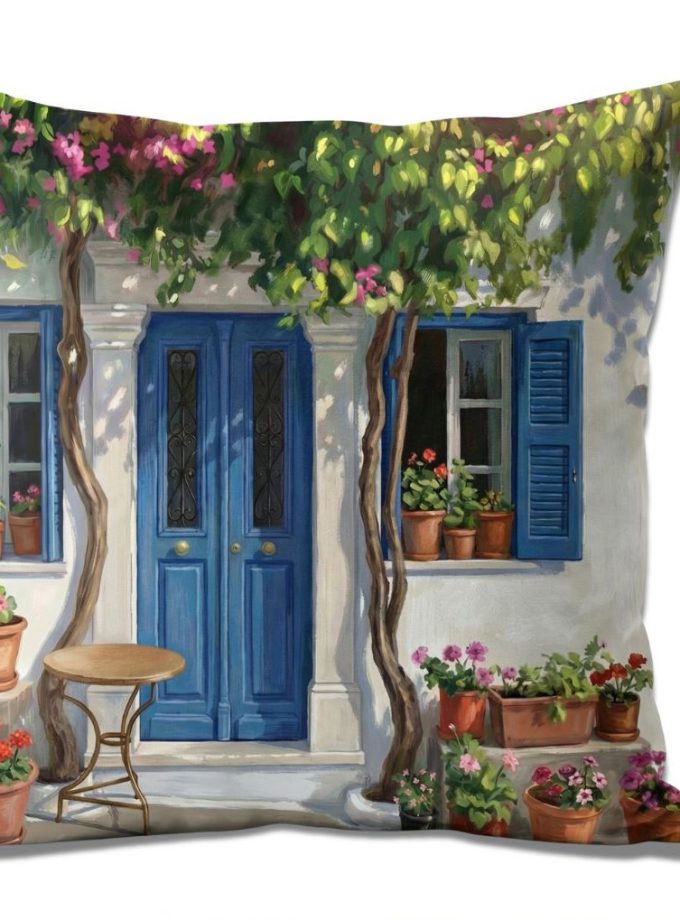 Μαξιλαροθήκη Διακόσμητική  45x45 Cosmin Kelma Cycladic Prelude