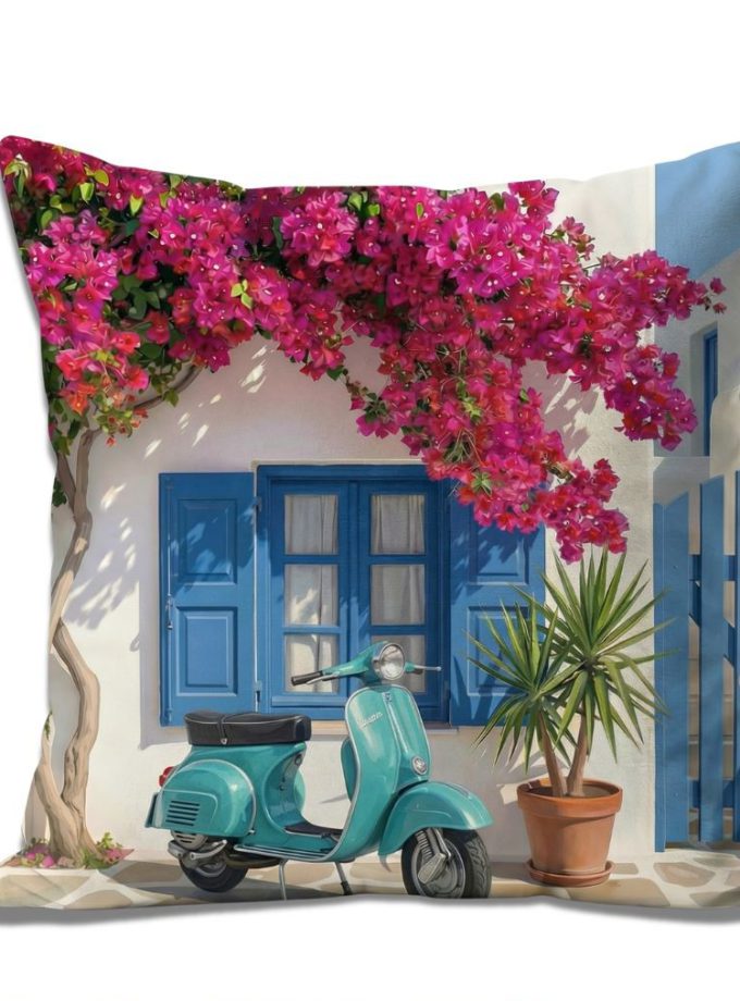 Μαξιλαροθήκη Διακόσμητική 45x45 Cosmin Kelma  Bougainvillea Drive