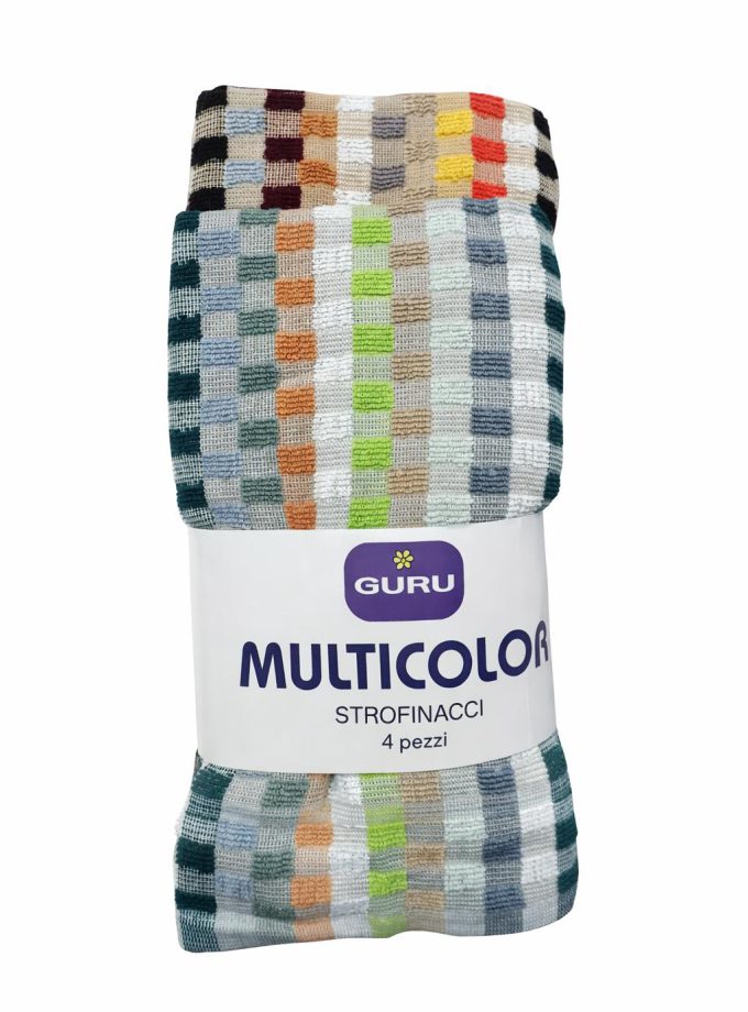 Σετ Ποτηρόπανα  4 Τεμαχίων 40x60 Cosmin Guru Multicolor