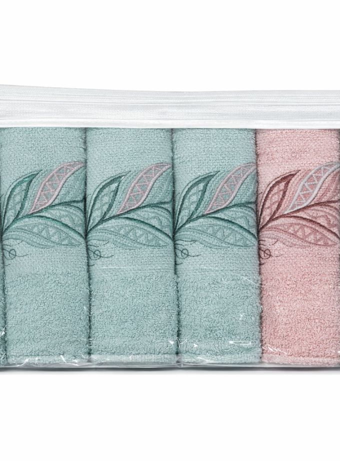 Σετ Ποτηρόπανα  6 Τεμαχίων 30x50 Cosmin Daily Kitchen Blue/Pink
