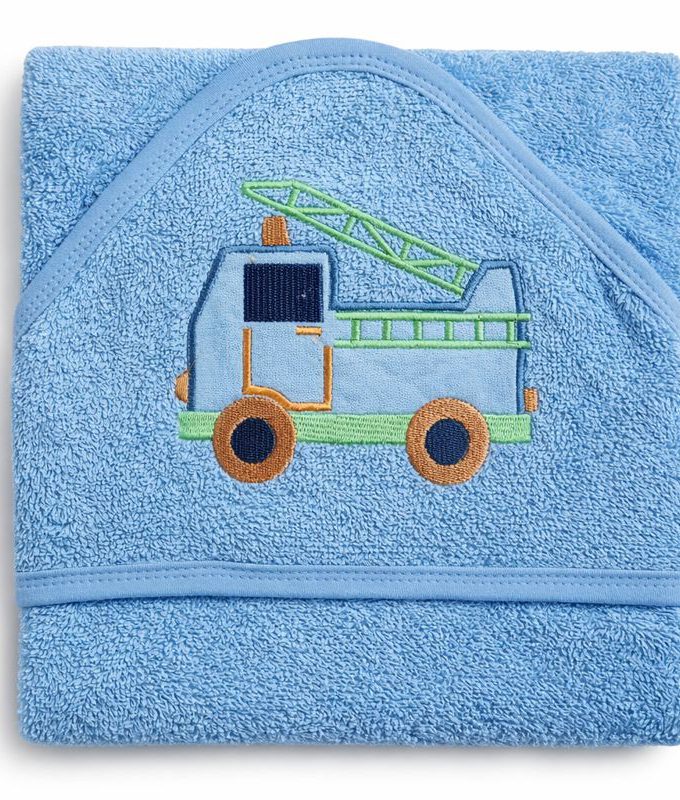 Βρεφική Κάπα Με κουκούλα 75x75 Cosmin Baby Multicolor Truck