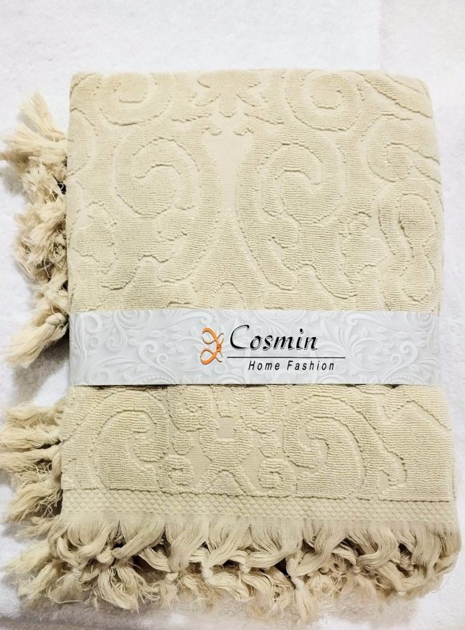 Πετσέτα Προσώπου 50x100 Cosmin Bangs Beige