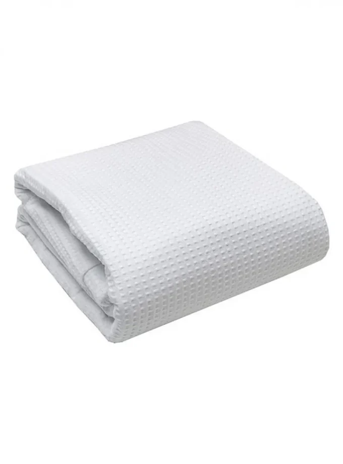 Κουβέρτα Πικέ  Ημίδιπλη Ξενοδοχειακή 160x240 Cosmin Waffle White