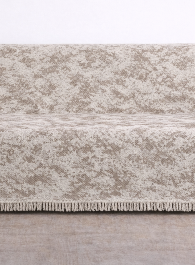 Σετ Ριχτάρια 3 Τεμαχίων (180x300+180x250+180x200) Cosmin Chenille Beige Reliefs