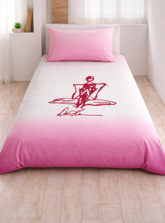 Σετ Σεντόνια Ημίδιπλα 110x200+25 με λάστιχο Cosmin Donna Karan Pink