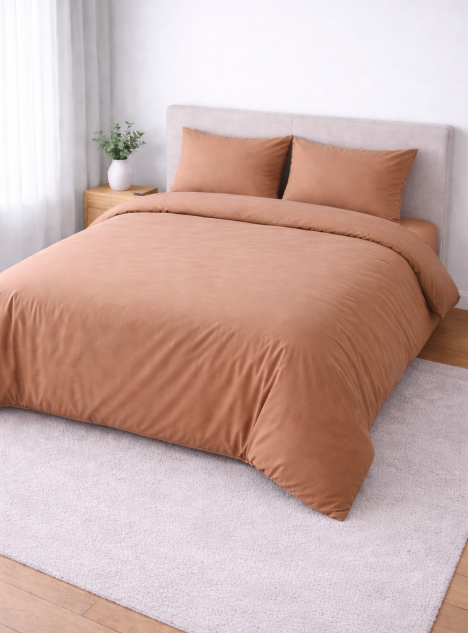 Σετ Πάπλωμα Υπέρδιπλο 220x240 Cosmin Home Imports Beige-Yellow