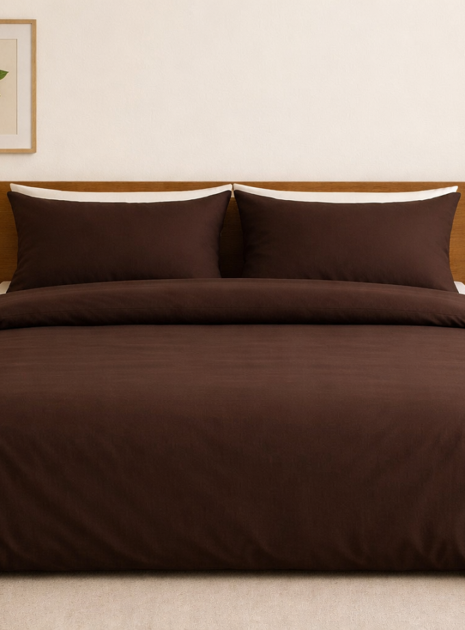 Σετ Κουβερλί Υπέρδιπλο 220x240 Cosmin Home Imports Brown