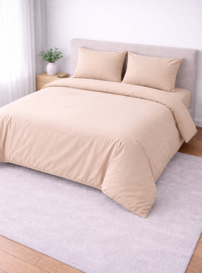 Σετ Κουβερλί Υπέρδιπλο 220x240 Cosmin Home Imports Beige