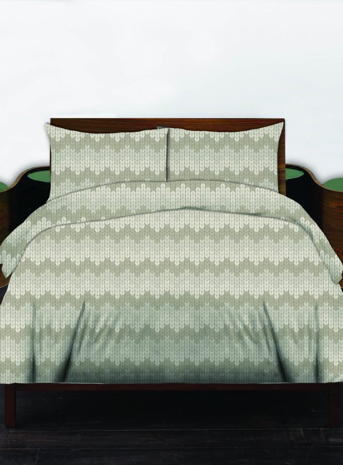 Σετ Κουβερλί Υπέρδιπλο 220x240 Cosmin Libre Grammic Beige-Brown