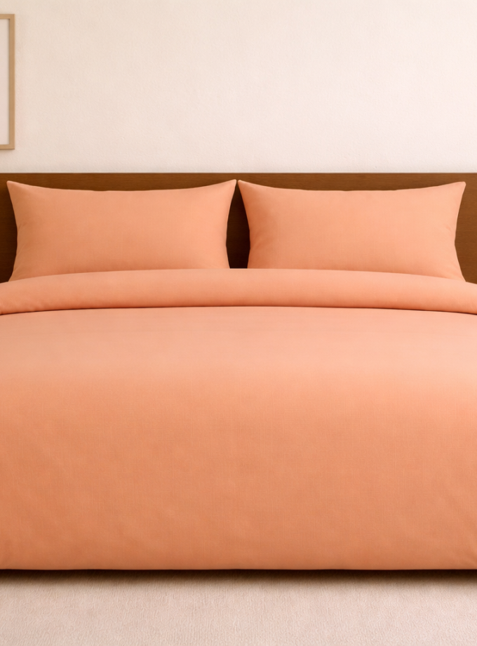 Σετ Κουβερλί Υπέρδιπλο 220x240 Cosmin Glossier Orange