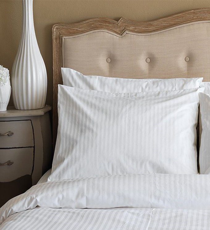 Ζεύγος Μαξιλαροθήκες 50x70 Cosmin Stripe White